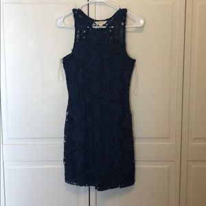 Dark blue dress